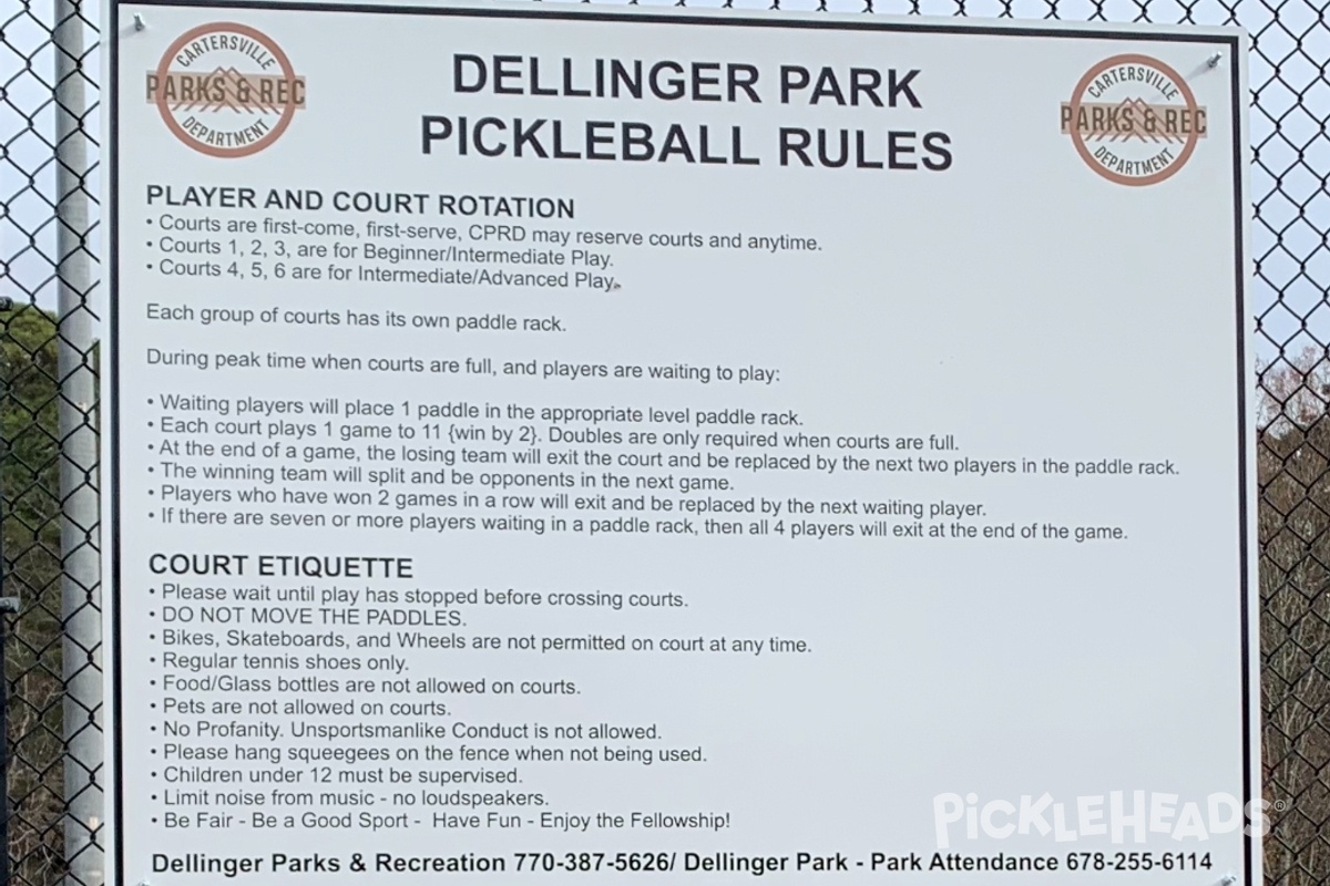 Photo of Pickleball at Dellinger Park